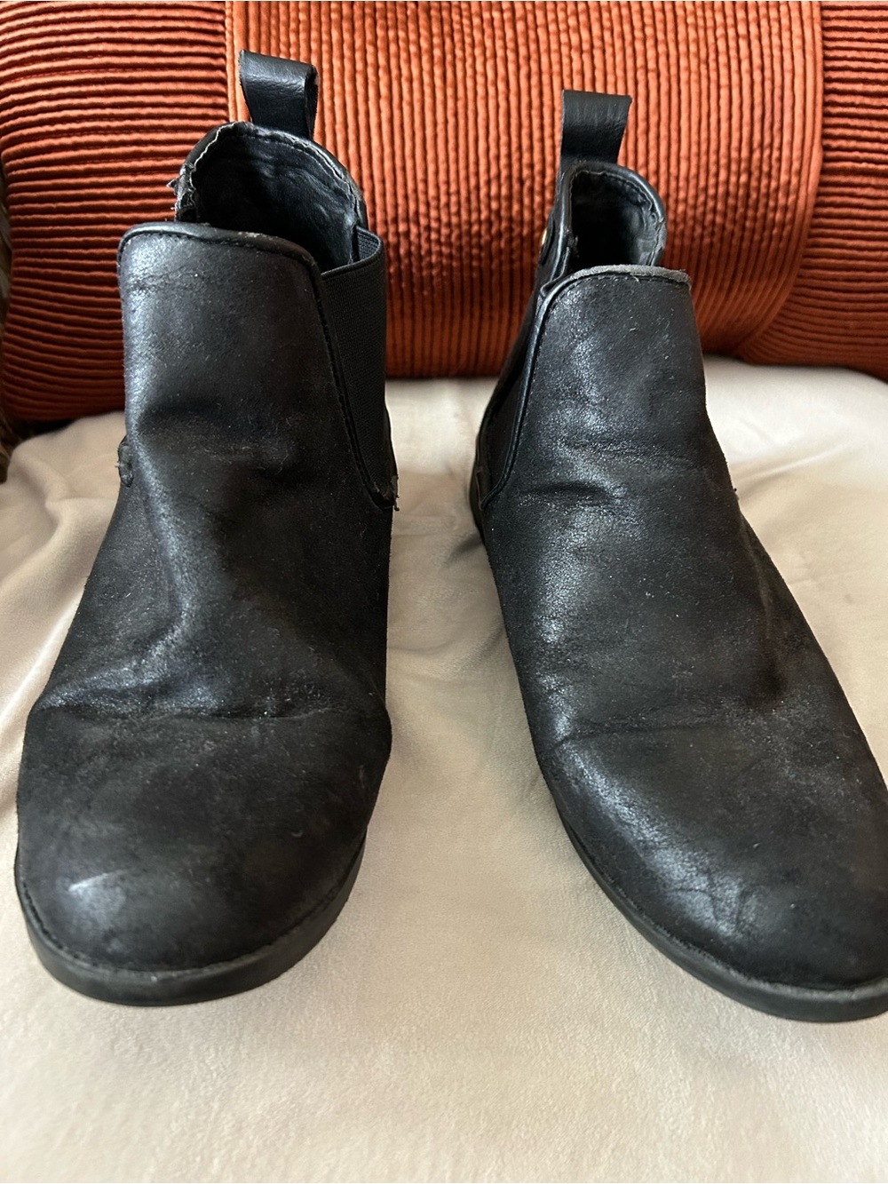 Black Slip-On Chelsea Boots